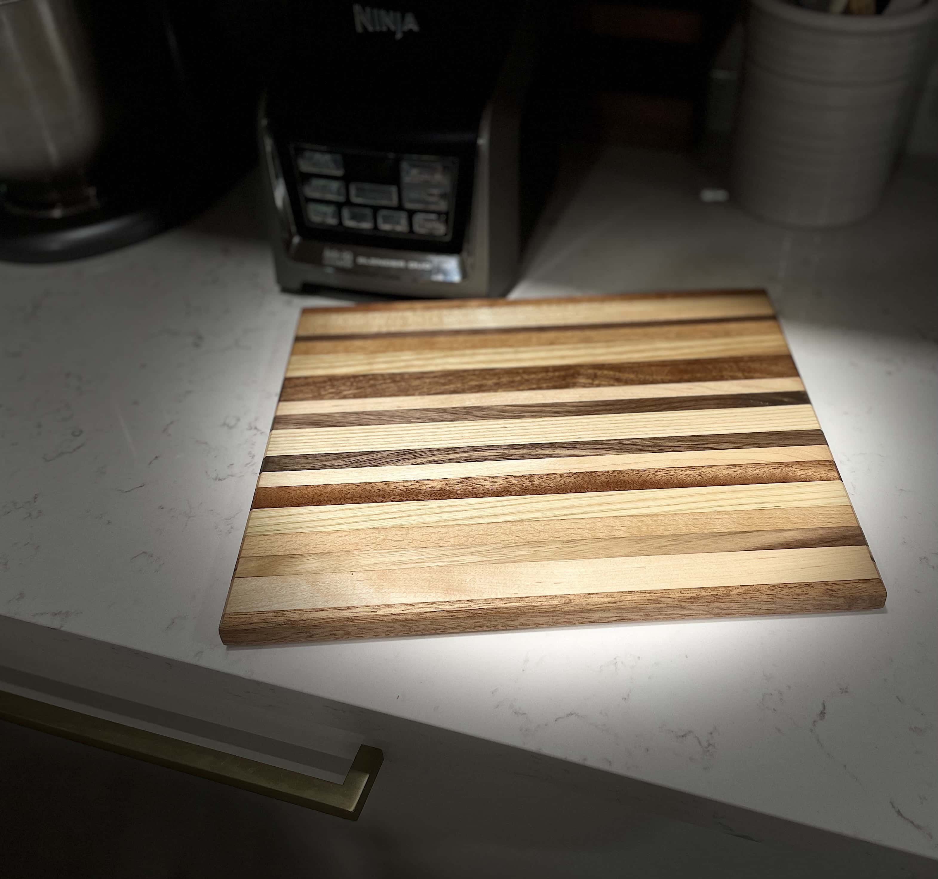 Custom wood cutting board